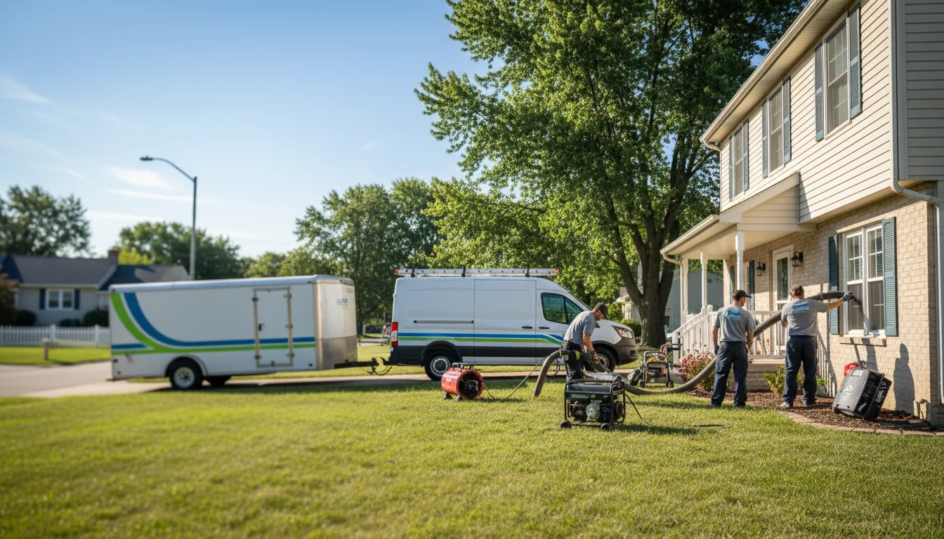 Flooded Basement Restoration And Cleanup With Repair in Guy, AR near me